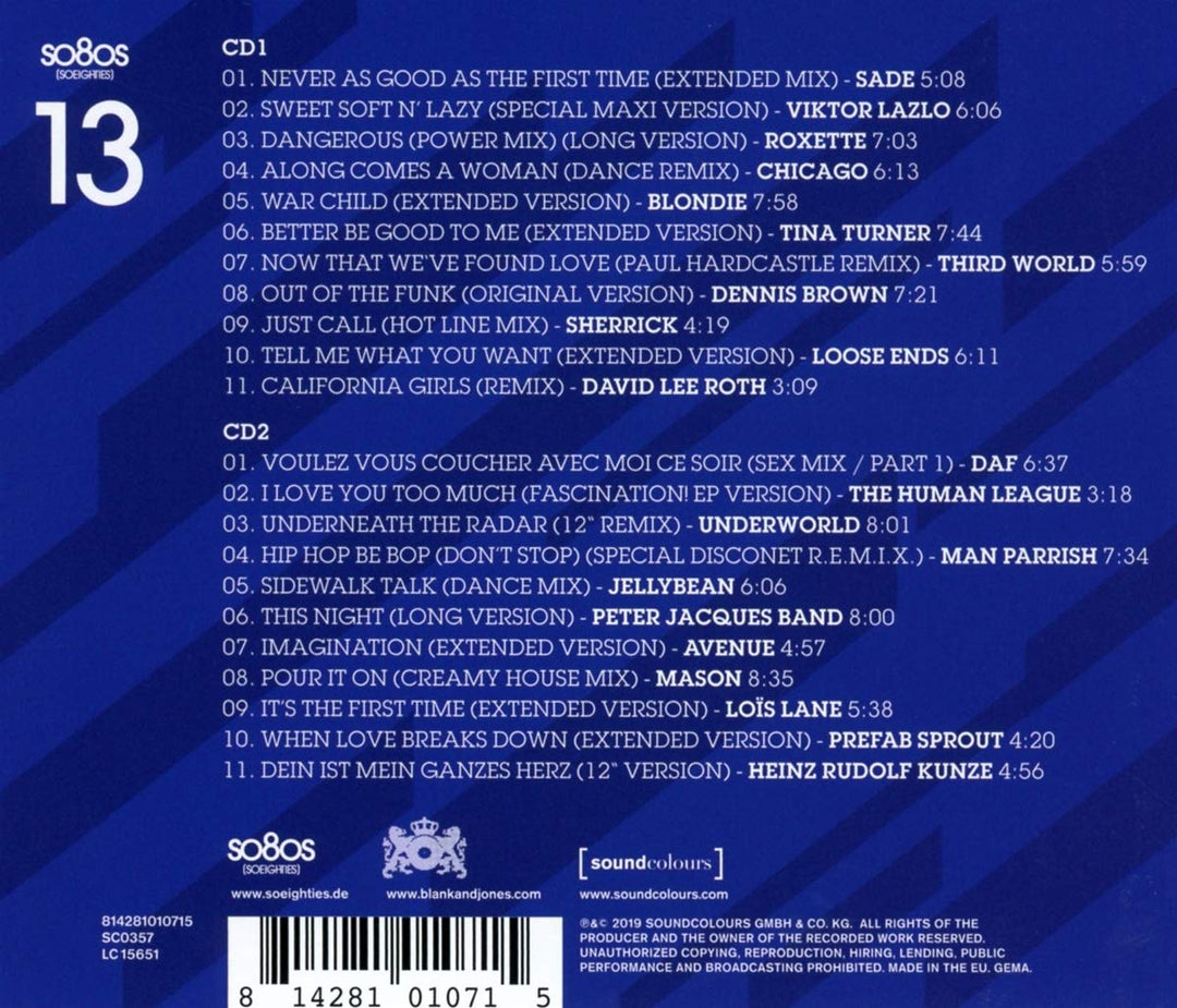 So80s [So Eighties] 13, Audio-CD