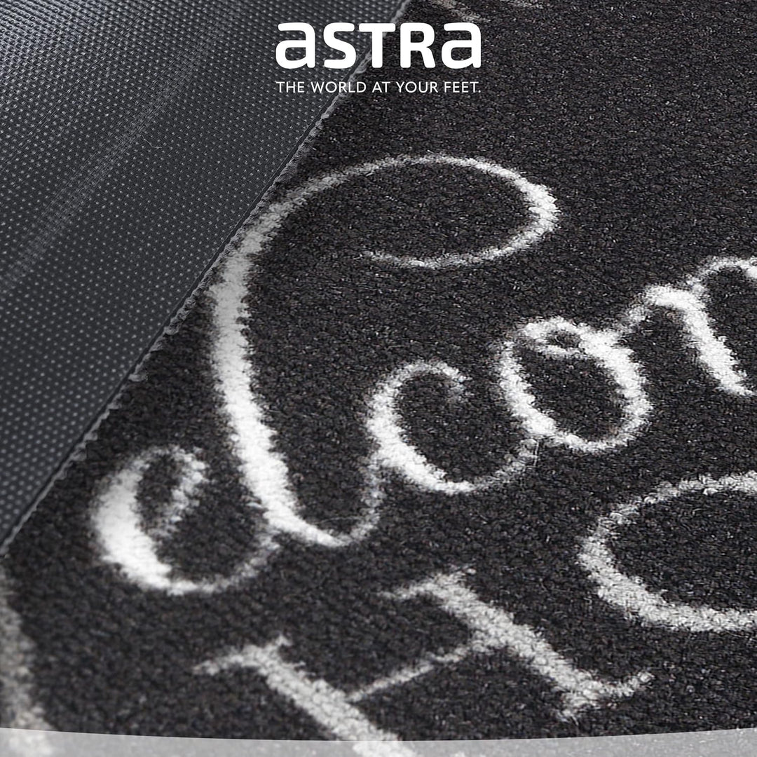 Astra rutschfeste Sauberlaufmatte innen - Linien grau 50 x 70 cm - Wohnraum Fussmatte Design - Extre