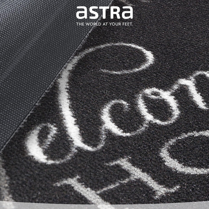 Astra rutschfeste Sauberlaufmatte innen - Linien grau 50 x 70 cm - Wohnraum Fussmatte Design - Extre
