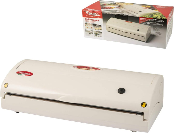 Reber 9340 N Gerät für Vakuum-Verpackung 830 MB, 18 l/min, 180 W, Weiss