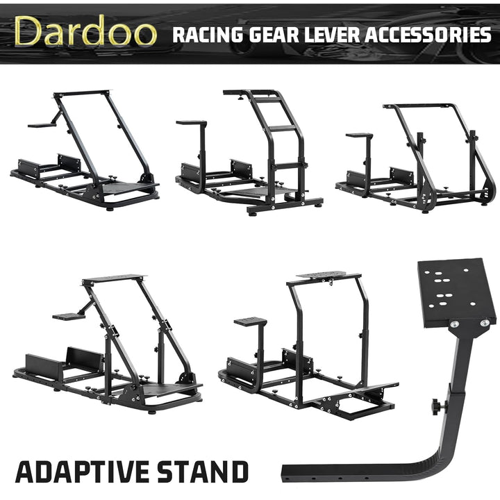 Dardoo Universal Shifter Mount Plattform für Rennsimulator - einstellbare Höhe, kompatibel mit Logit