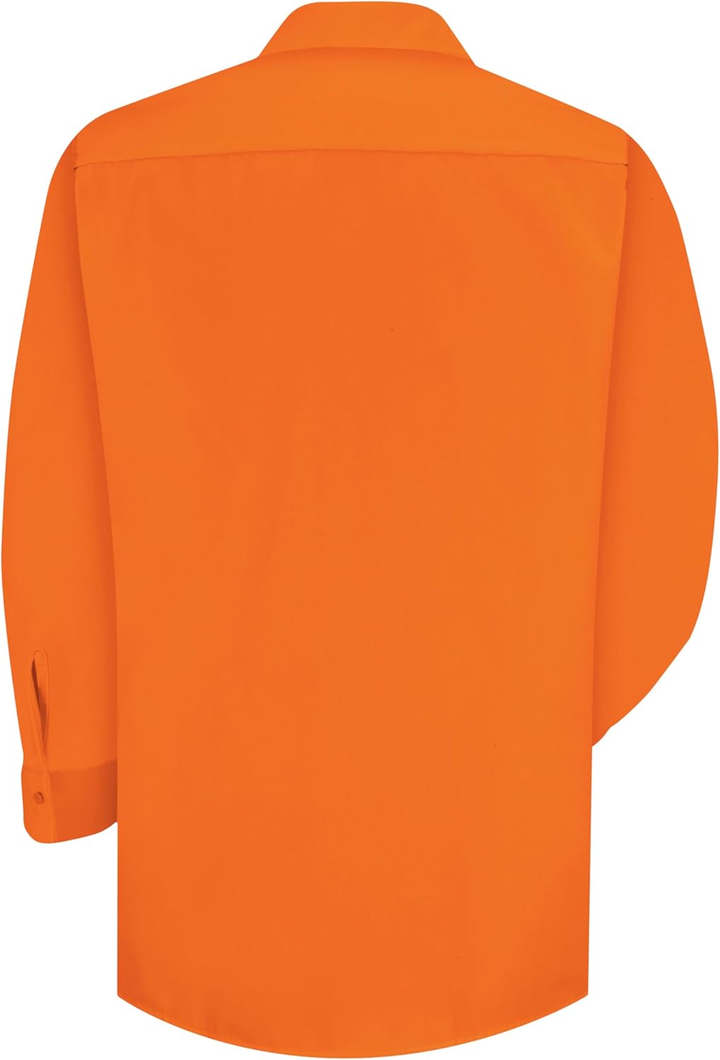 Red Kap Herren Men's Long Sleeve Enhanced Visibility Work Shirt Hemd S Fluoreszierendes Orange, S Fl