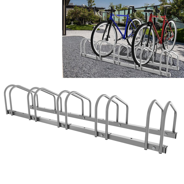 Sonnewelt 2x Fahrradständer für 5 Fahrräder 35-55 mm Reifenbreite,Fahrradständer Bodenparker,Radstän