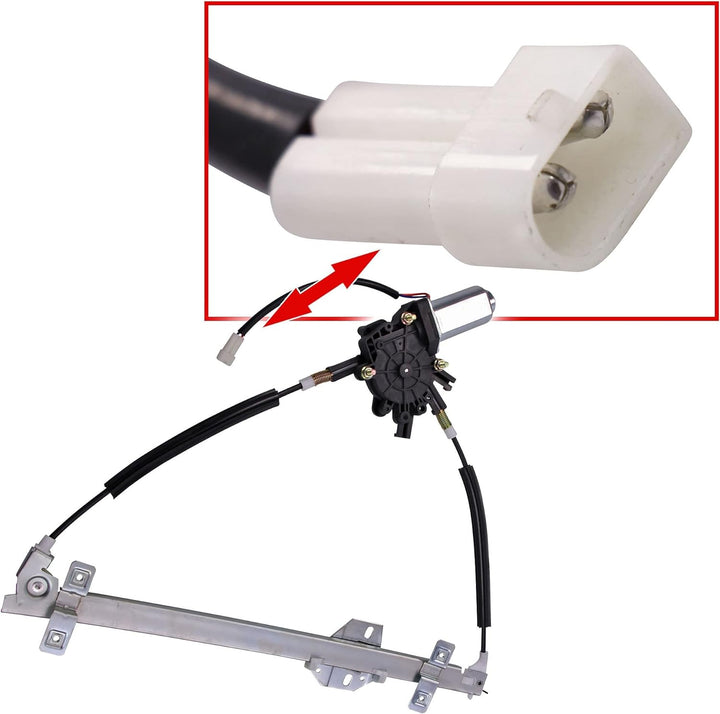 ATEC Germany 1x Fensterheber vorne links elektrisch mit Elektromotor Kompatibel mit VW GOLF 2 (19E,