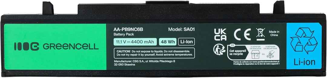 Green Cell Standard Serie Laptop Akku für Samsung Serie 3 350E 350V 355E 355V NP350E5C NP350E7C NP35