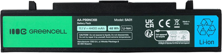 Green Cell Standard Serie Laptop Akku für Samsung Serie 3 350E 350V 355E 355V NP350E5C NP350E7C NP35