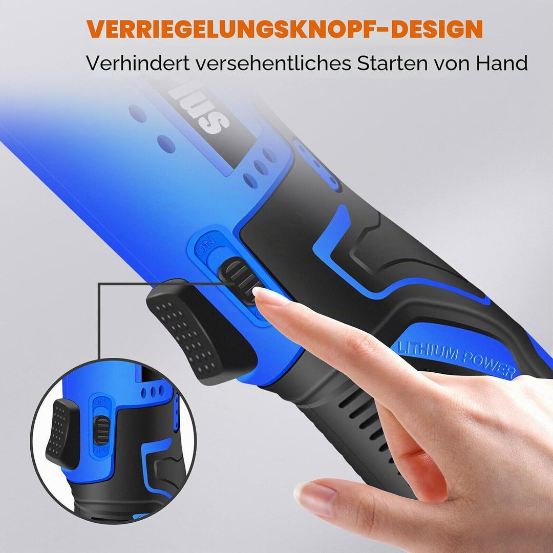 DayPlus 12V Akku-elektrischer Ratschenschlüssel Set mit 2 x 1.5Ah Li-Ionen Batterien und Schnelllade