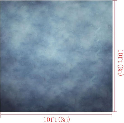 Kate Hintergründe Blau 3x3m/10x10ft Fotografie Hintergrund Fotobox Requisiten Abstrakte Mikrofaser P