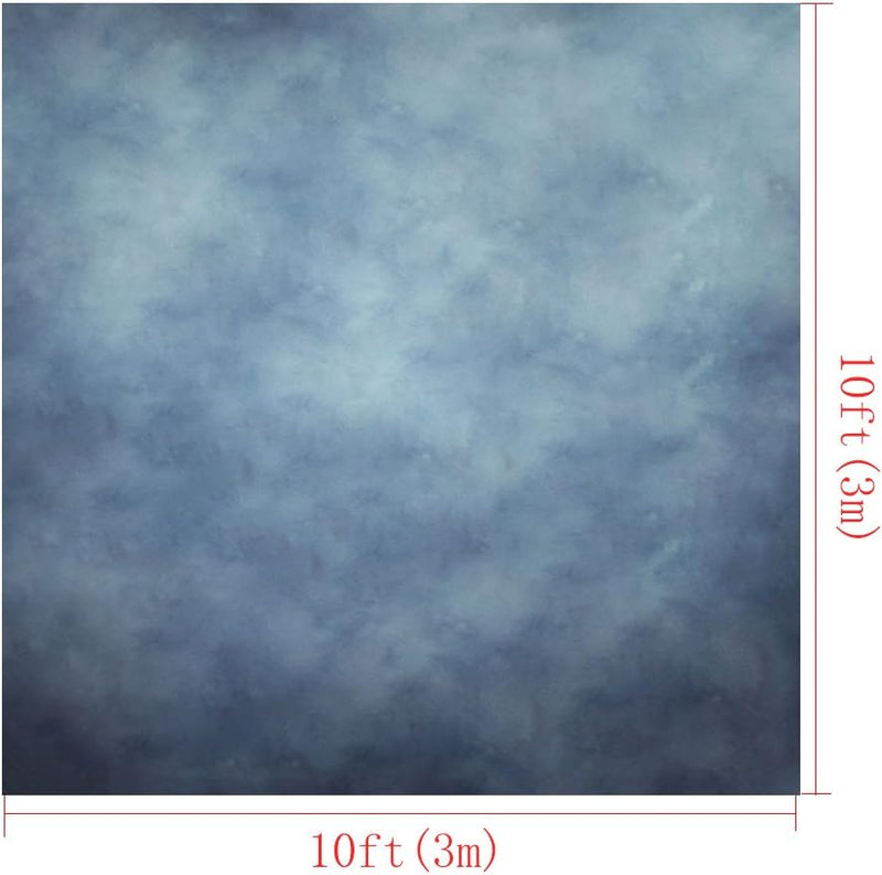 Kate Hintergründe Blau 3x3m/10x10ft Fotografie Hintergrund Fotobox Requisiten Abstrakte Mikrofaser P