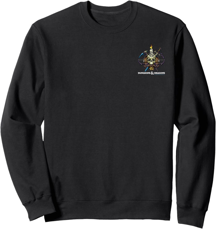 Dungeons &amp; Dragons Skull Badge Pocket Sweatshirt