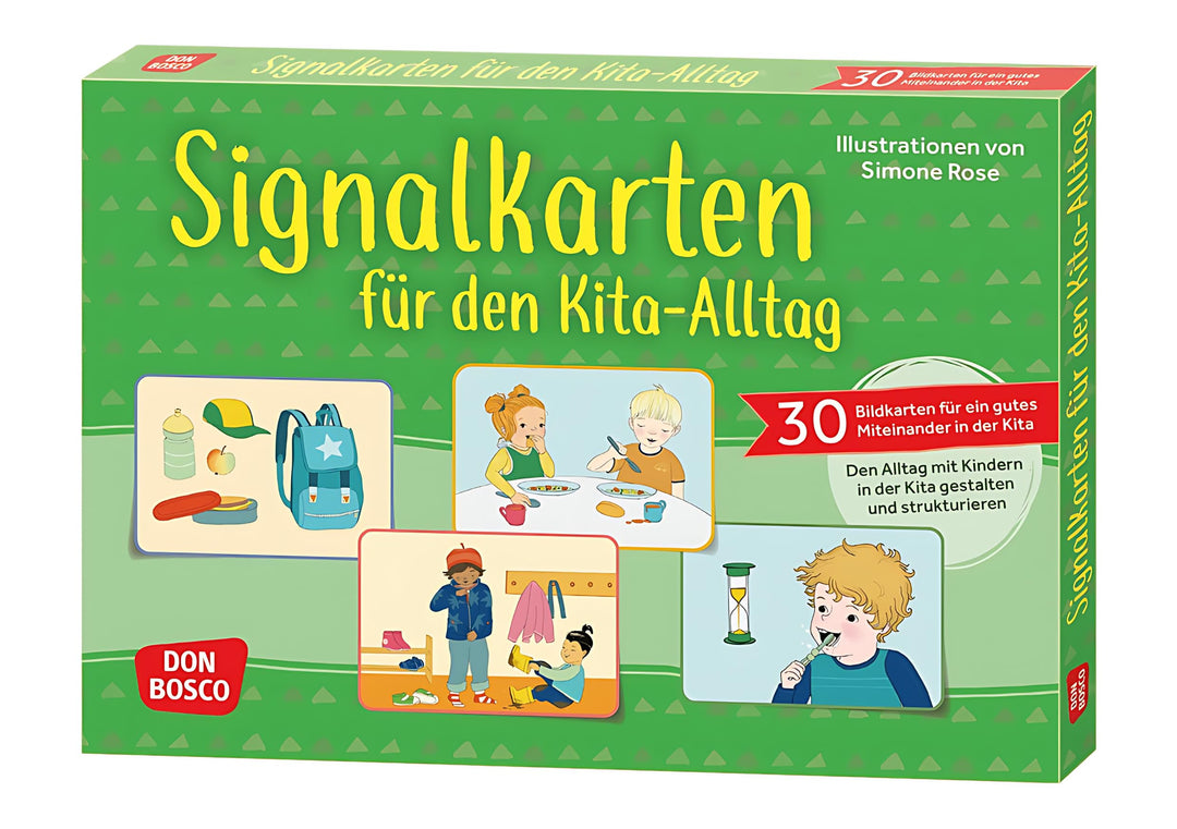 Signalkarten für den Kita-Alltag: 30 Bildkarten für ein gutes Miteinander. Mit Bildern Kita-Regeln f
