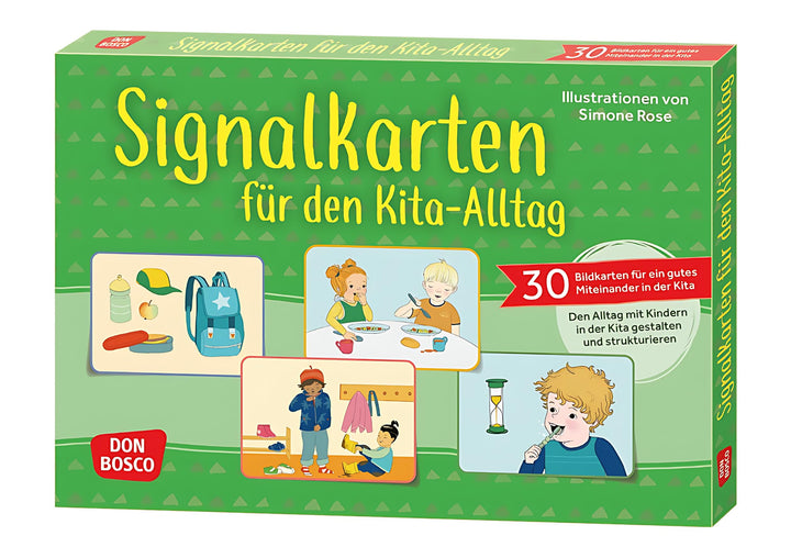 Signalkarten für den Kita-Alltag: 30 Bildkarten für ein gutes Miteinander. Mit Bildern Kita-Regeln f
