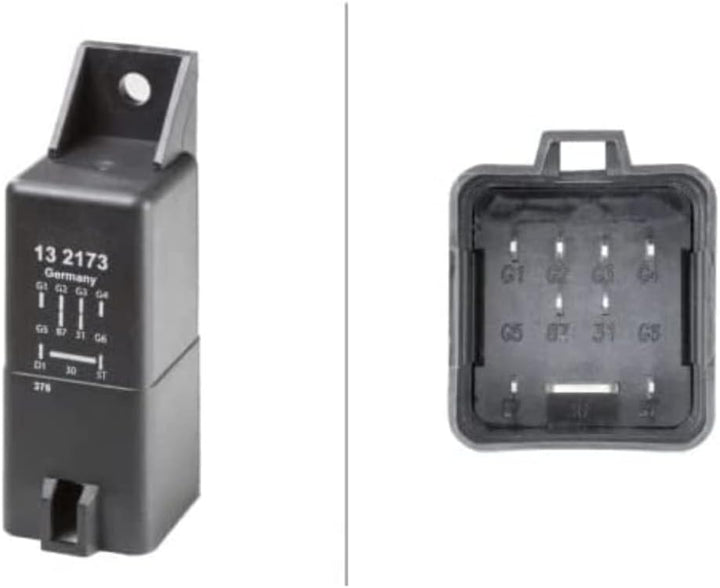 HELLA 4RV 008 188-621 Steuergerät, Glühzeit - 12V - Anschlussanzahl: 9 - Zylinderanzahl: 4