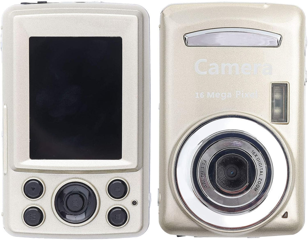 Digitalkamera, FHD 720P Digitalkamera für Kinder, Videokamera, 16-facher Digitalzoom, kompakte Punkt