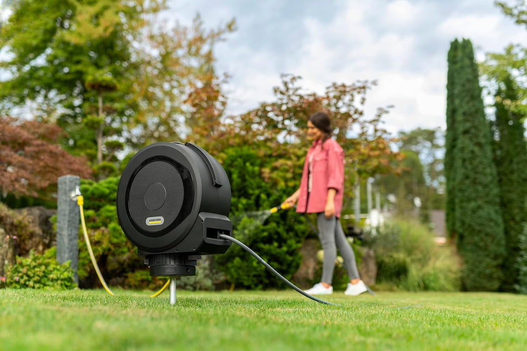 Kärcher Schlauchbox HBX 5.25 Automatic: 25 m Schlauch, Anschlussschlauch: 1,5 m, Automatische Schlau