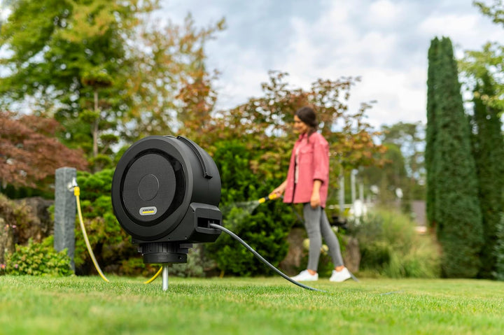 Kärcher Schlauchbox HBX 5.25 Automatic: 25 m Schlauch, Anschlussschlauch: 1,5 m, Automatische Schlau