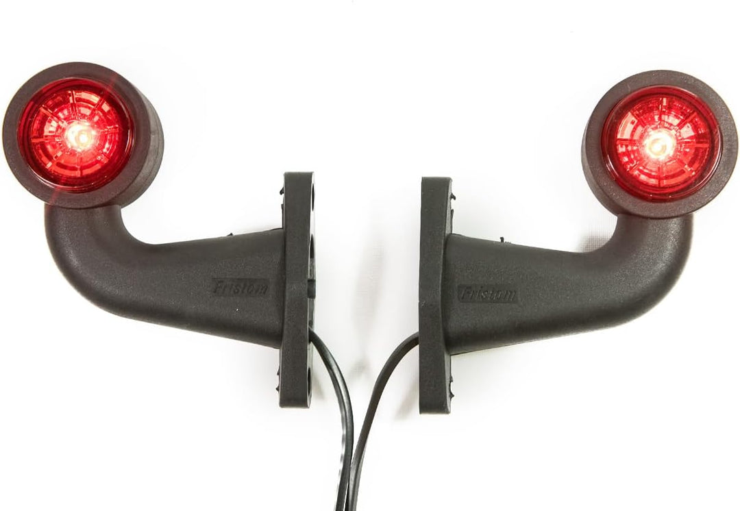 2 x LED Gummi Begrenzungsleuchte Seitenleuchte 12V 24V mit E-Prüfzeichen Positionsleuchte Auto LKW P