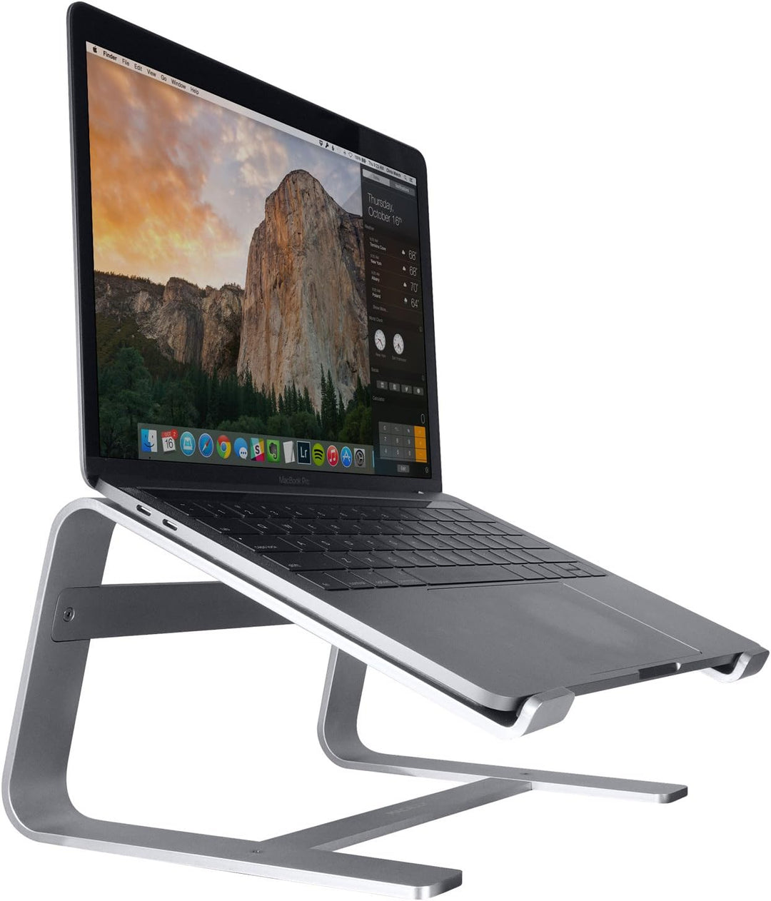 Macally, A-Stand, Aluminium-Laptop-Ständer für Apple MacBook, MacBook Air, MacBook Pro und andere La