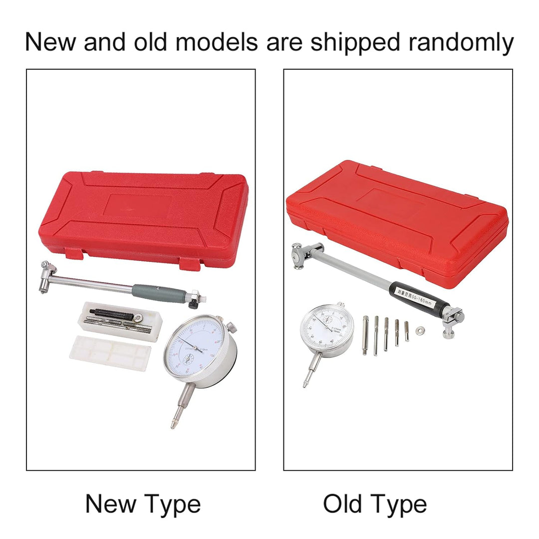 Dial Bore Gauge, Innendurchmesser Messuhr Set 50-160mm Messuhr Bohrungslehre Zylinder Tool Kit mit m