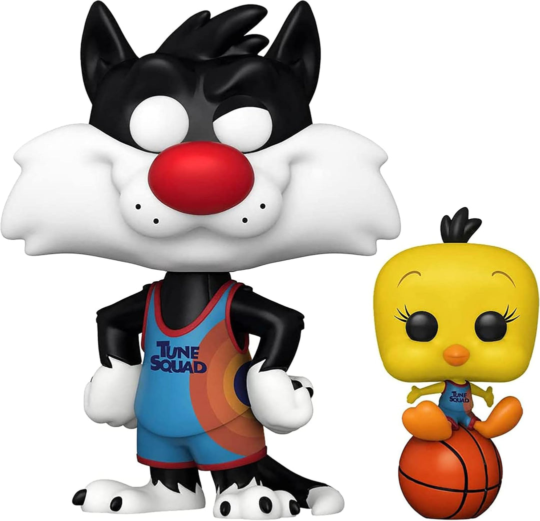 Funko Pop! and Buddy: Space Jam 2- Sylvester and Tweety - Vinyl-Sammelfigur - Geschenkidee - Offizie