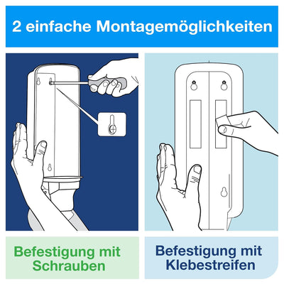 Tork Seifenspender Wandmontage für Flüssig-, Sprayseife und Händedesinfektionsmittel, Elevation - 56