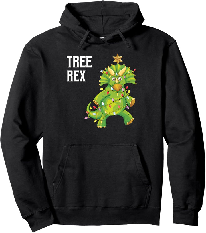 Dino Tree Rex Deko Merch Lustiger Dinosaurier Pullover Hoodie