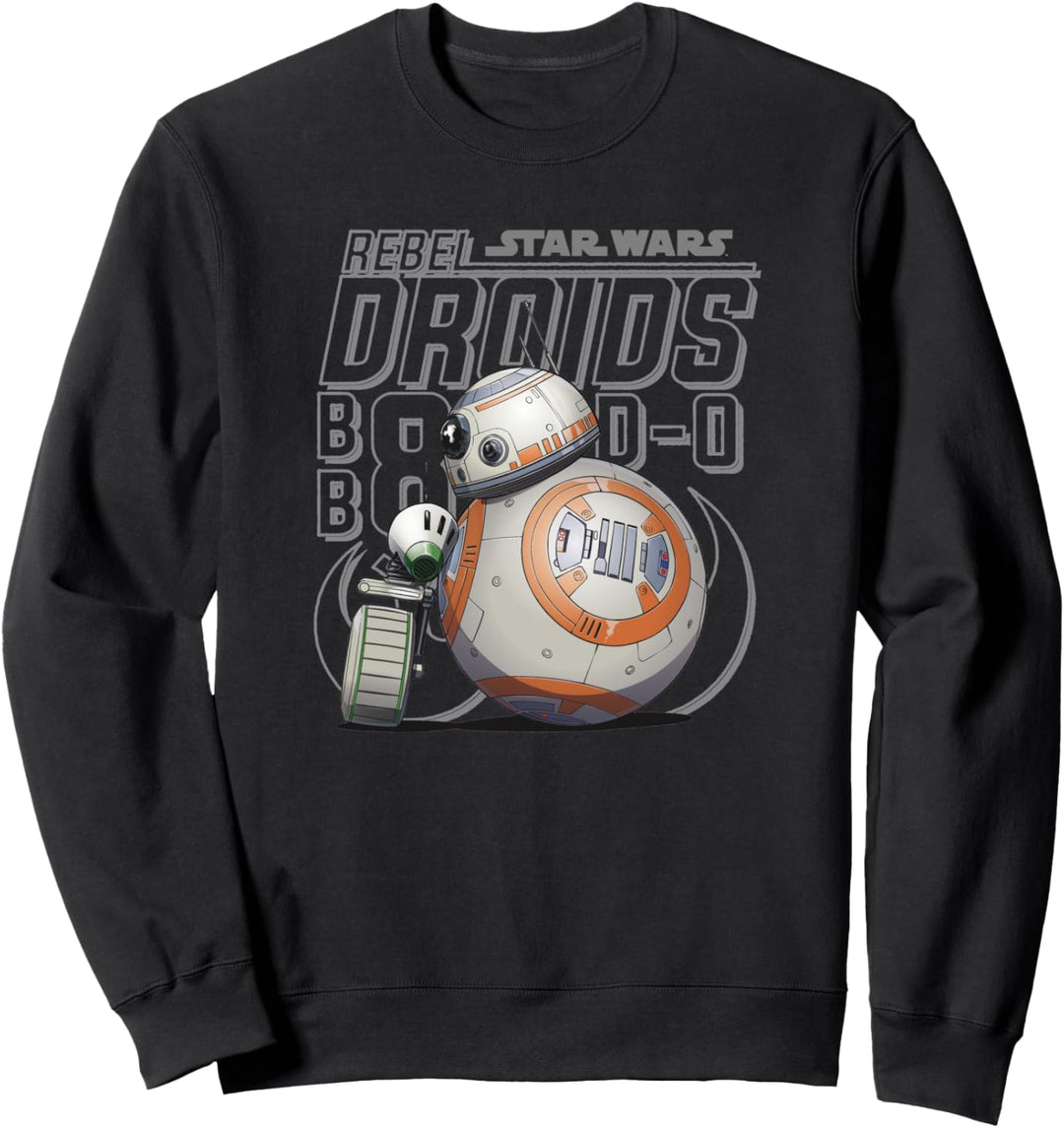 Star Wars Rebel Droids BB-8 And D-0 Sweatshirt