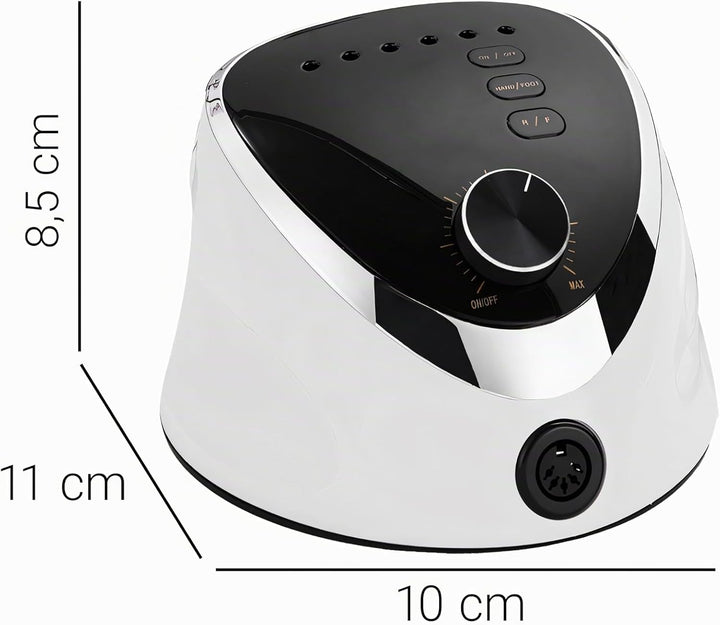 Retoo Nagelfräser Elektrische 35000 U/Min Professionelle Nagelfeile mit LED Display Fräser für Gelnä