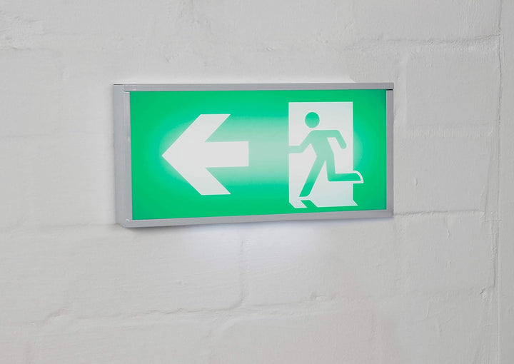 McShine - LED Fluchtwegleuchte I FL-919 I IP20 I Exit Schild 230V I Notausgangsschild Notbeleuchtung