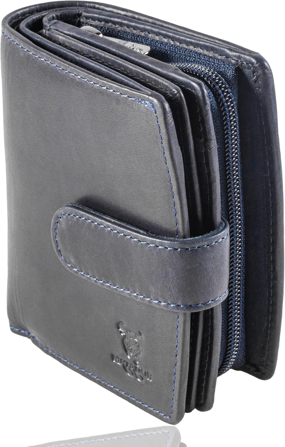 MATADOR Damen Geldbörse Mittelgross Leder #Valencia mit edler Geschenkbox, Elegantes Portemonnaie Da