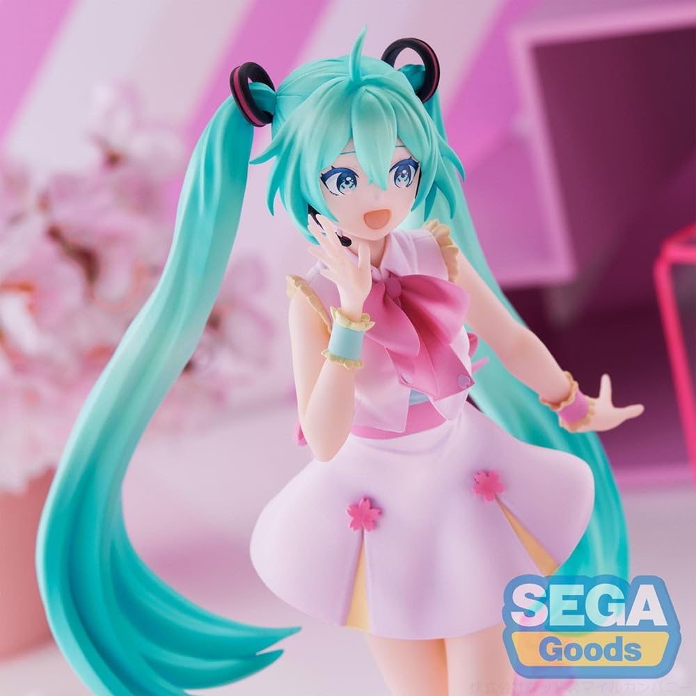 SEGA GOODS Hatsune Miku - Sakura Miku Omutatsu Vers. - Statuette Luminasta 21cm