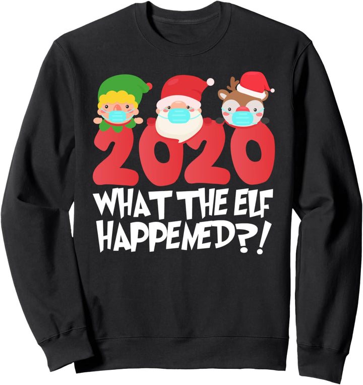 Lustige Weihnachten Was der Elf mit 2020 Weihnachtspyjama Sweatshirt