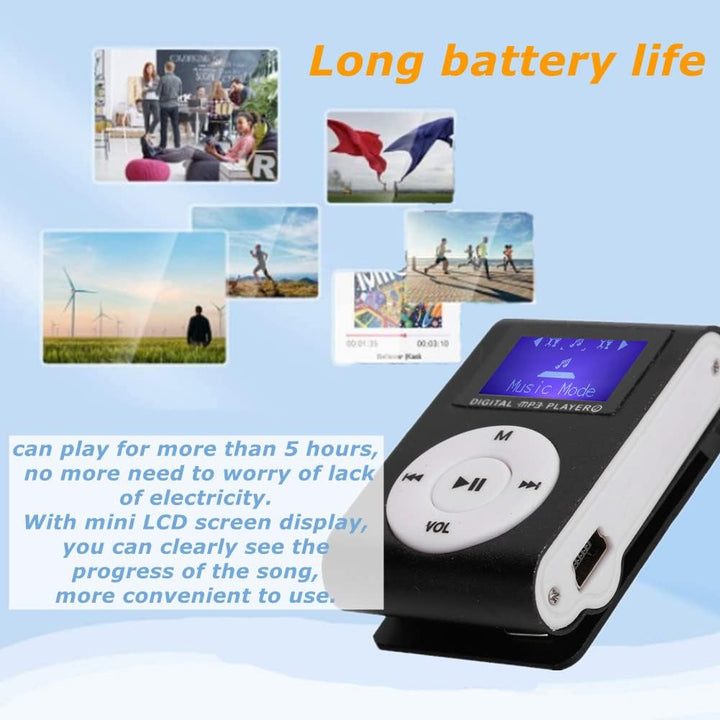 Tragbarer Verlustfreier HiFi-MP3-Musikplayer mit Speichersteckplatz und Langlebigem Akku für Den Aus