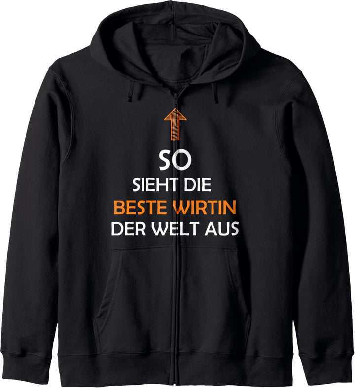 Beste Wirtin der Welt Gastwirtin Kapuzenjacke