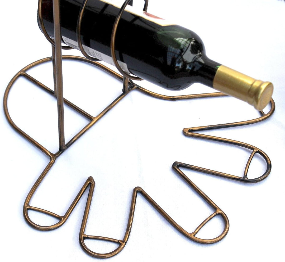 DanDiBo Weinregal 10-0045 Flaschenregal Flaschenhalter aus Metall 93 cm Weinständer Regal