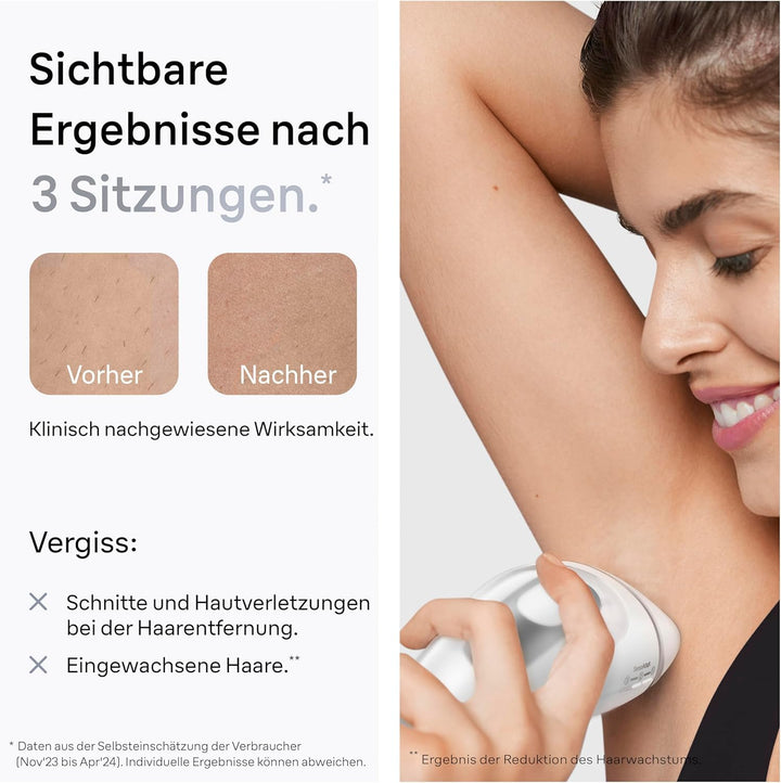Braun IPL Silk Expert Pro 3 Haarentfernungsgerät Damen, sichtbare Haarentfernung, Designed In German
