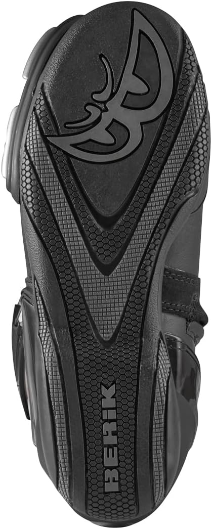 Berik Shaft 3.0 Motorradstiefel, schwarz/grün, 48 Schwarz Grün 48 EU, Schwarz Grün 48 EU