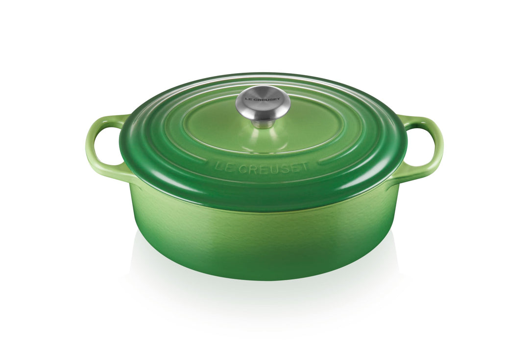Le Creuset Signature Gusseisen-Bräter mit Deckel, Ø 29 cm, Oval, Für alle Herdarten und Induktion ge
