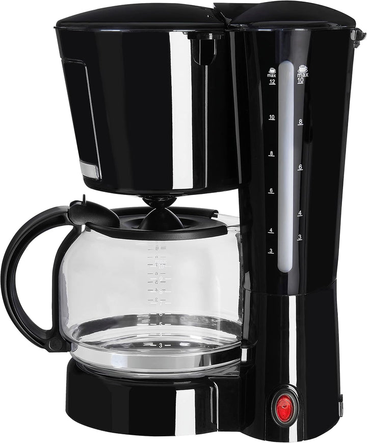 Exquisit Filterkaffemaschine KA 3102 swi | 12 Tassen Kaffee | 1x4 Filtergrösse | 870 Watt | Abschalt
