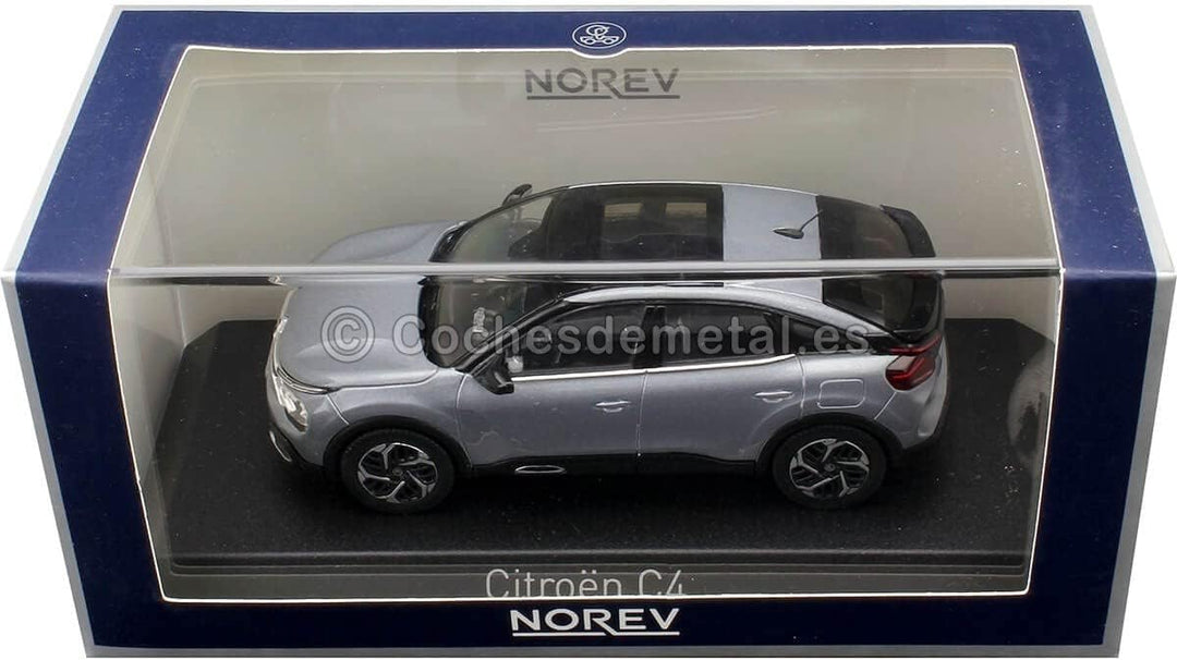 Norev NV155447 1:43 Citroen C4 2020-Stahlgrau Sammelmodell, Multi