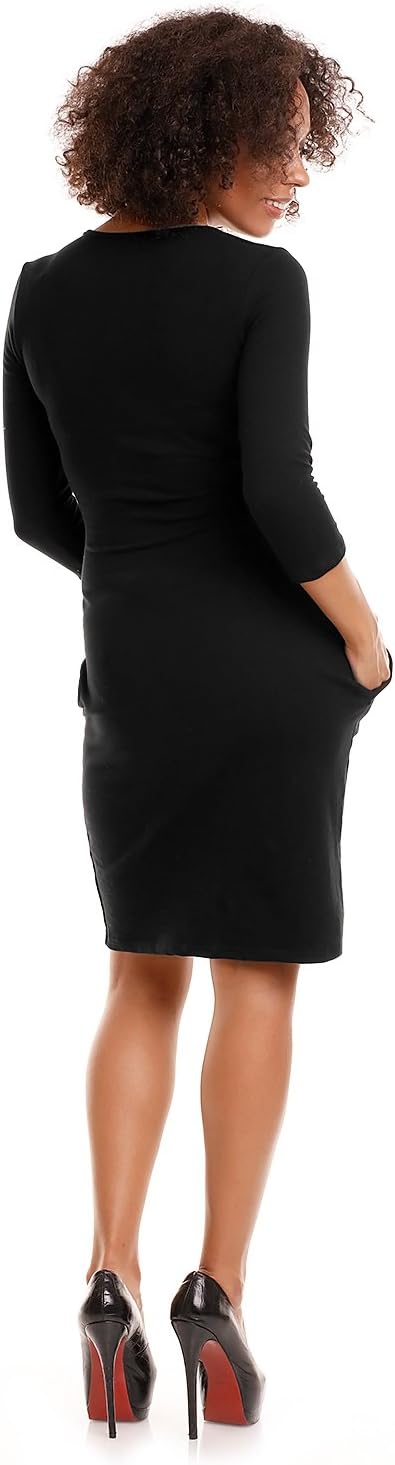 Selente Mummy Love modisches Umstandskleid (Made in EU) Schwangerschaftskleid Umstands-Freizeitkleid