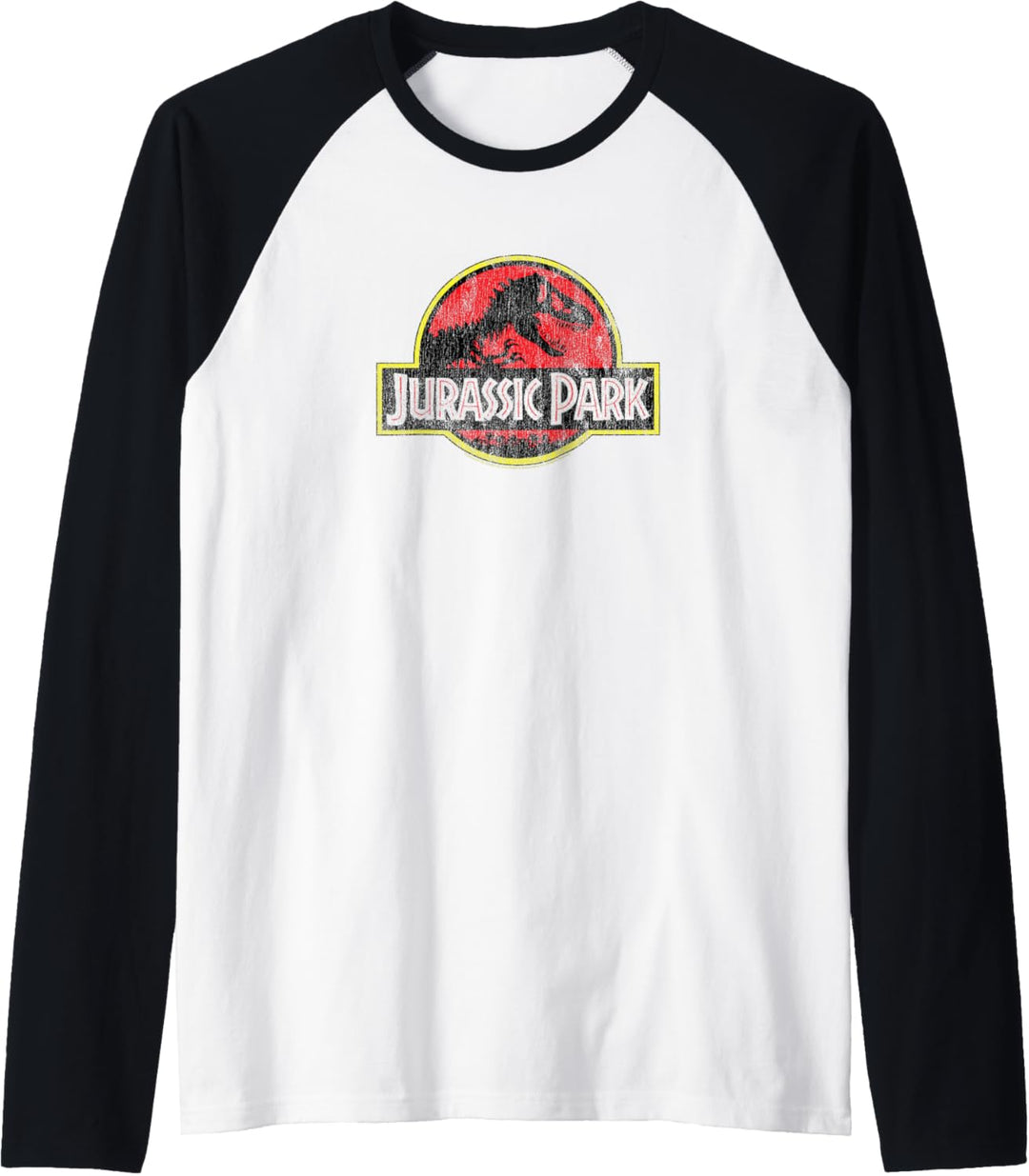 Jurassic Park Classic Logo Raglan