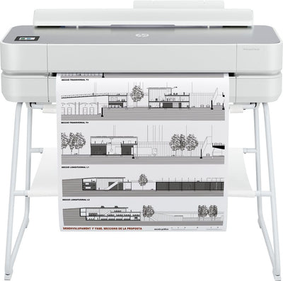 HP DesignJet Studio Steel Grossformatdrucker, 24 Zoll, bis zu A1, mobiles Drucken, Wi-Fi, Gigabit Et