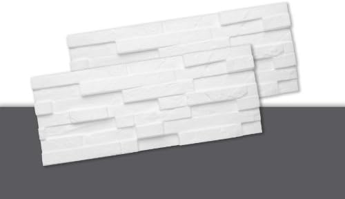 DECOSA Creativstein Sierra (Schichtstein-Optik) - 14 Packstücke à 5 Steine 20 x 50 cm (= 7 qm) - Ste