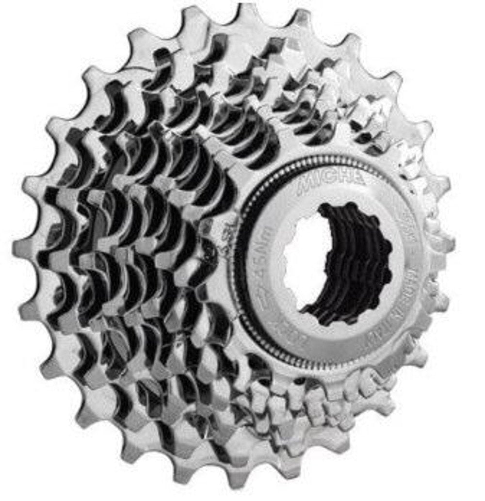 Miche Primato Zahnkranzkassette (9-Fach | 16-24 Zähne | Shimano kompatibel) Silber, Silber