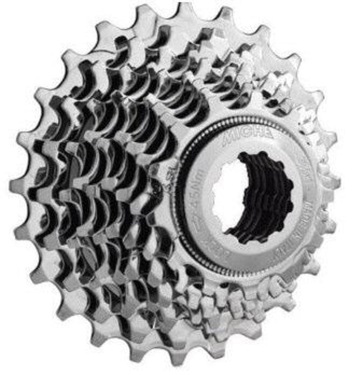 Miche Primato Zahnkranzkassette (9-Fach | 16-24 Zähne | Shimano kompatibel) Silber, Silber