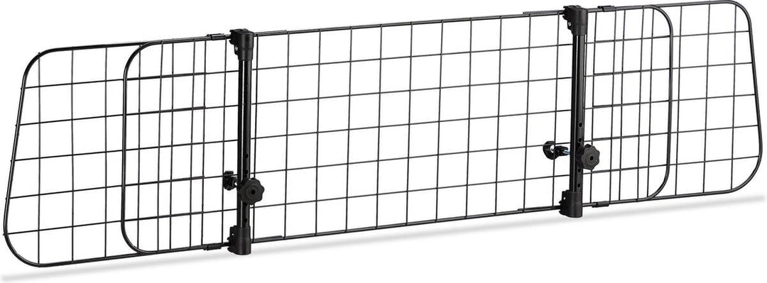 Hunde Auto Set - Wasserabweisende Kofferraumdecke &amp; Verstellbares Hundegitter (90-155 cm breit, 75-1