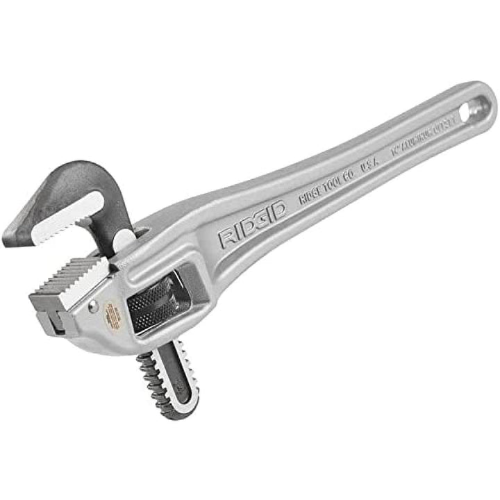 RIDGID 31120 Modell 14 Gekröpfte Rohrzange aus Aluminium, 14" Sanitär-Schraubenschlüssel 14 inch, 14