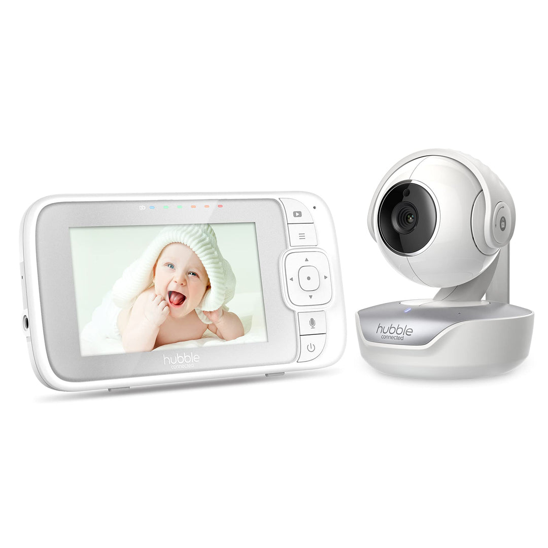 Hubble View Select 4,3" Babyphone mit Kamera, Fernschwenk-Neige-Zoom-Funktion, 2-Wege-Kommunikation,