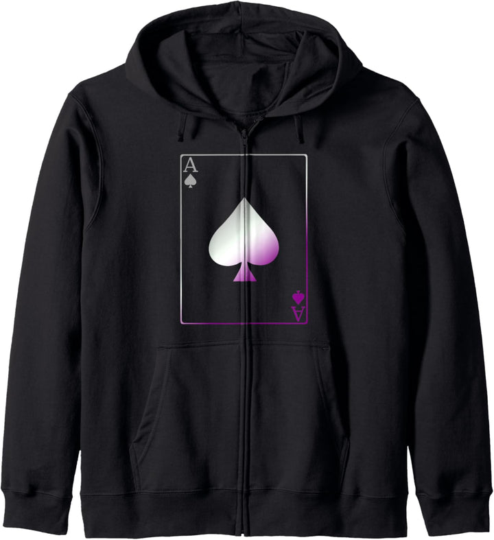 Ace Asexuelles Kapuzenjacke